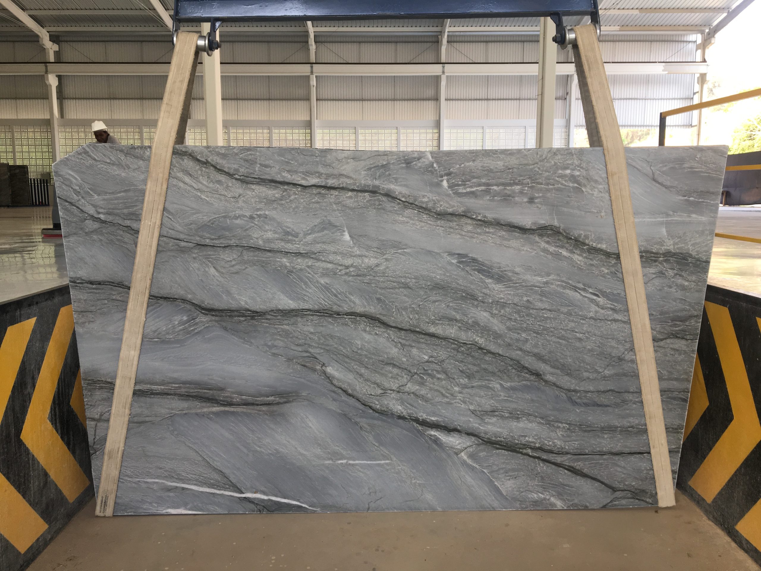 Platinum Leathered Quartzite quartzite slab at StoneX USA, West Allis WI