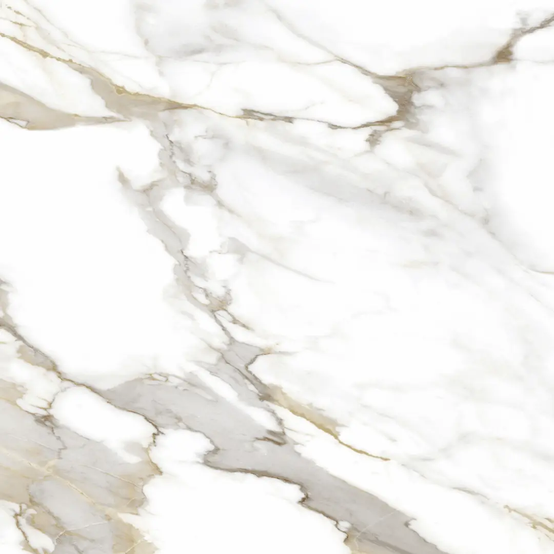 Calacatta Gold HD quartz, also spelled Calcutta Gold, in jumbo slab format