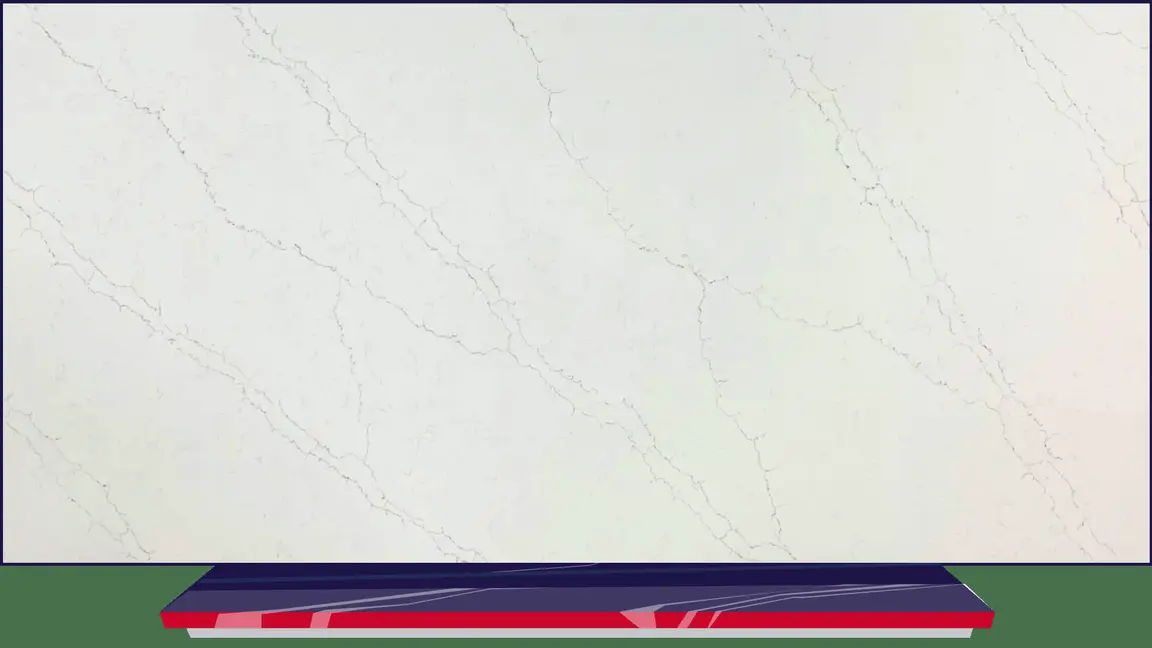 Lightning Gold engineered quartz slab, full slab at StoneX USA, West Allis WI