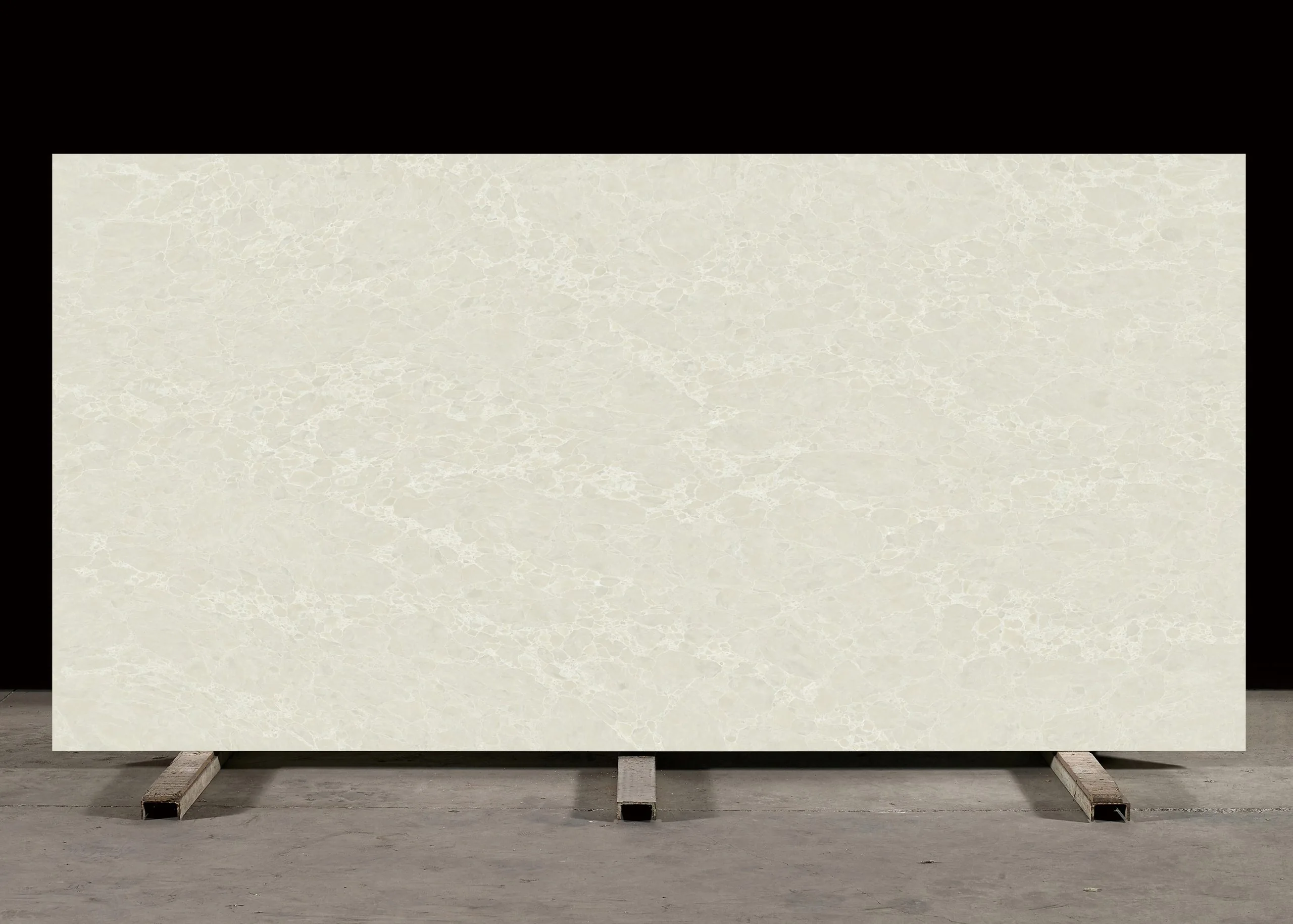 Ivory Pearl Honed Legacy Quartz Stone engineered quartz slab at StoneX USA, West Allis WI