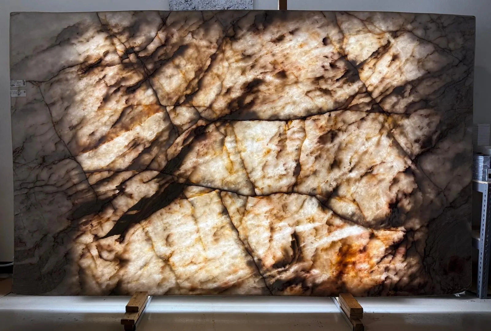 Calacatta Old Stain engineered quartz slab - StoneX USA, West Allis WI