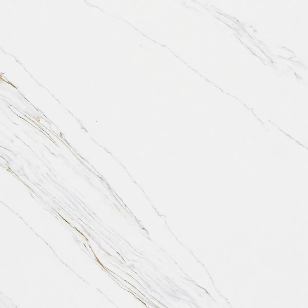 Lotus Quartz Stone engineered quartz slab, full slab on the rack at StoneX USA, West Allis WI
