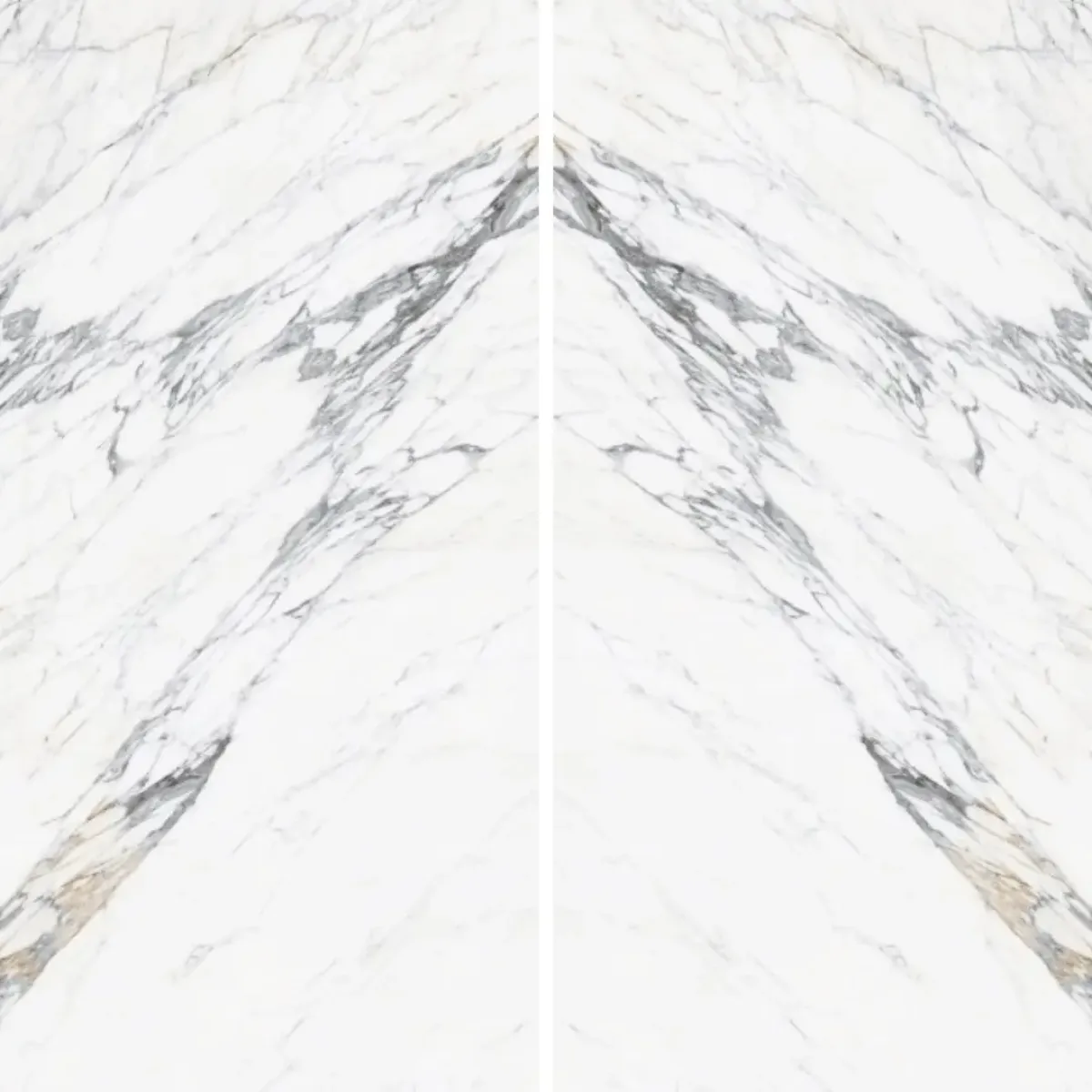 Statuario Magia Porcelain Stone porcelain slab, veining detail, StoneX USA slab gallery near Milwaukee