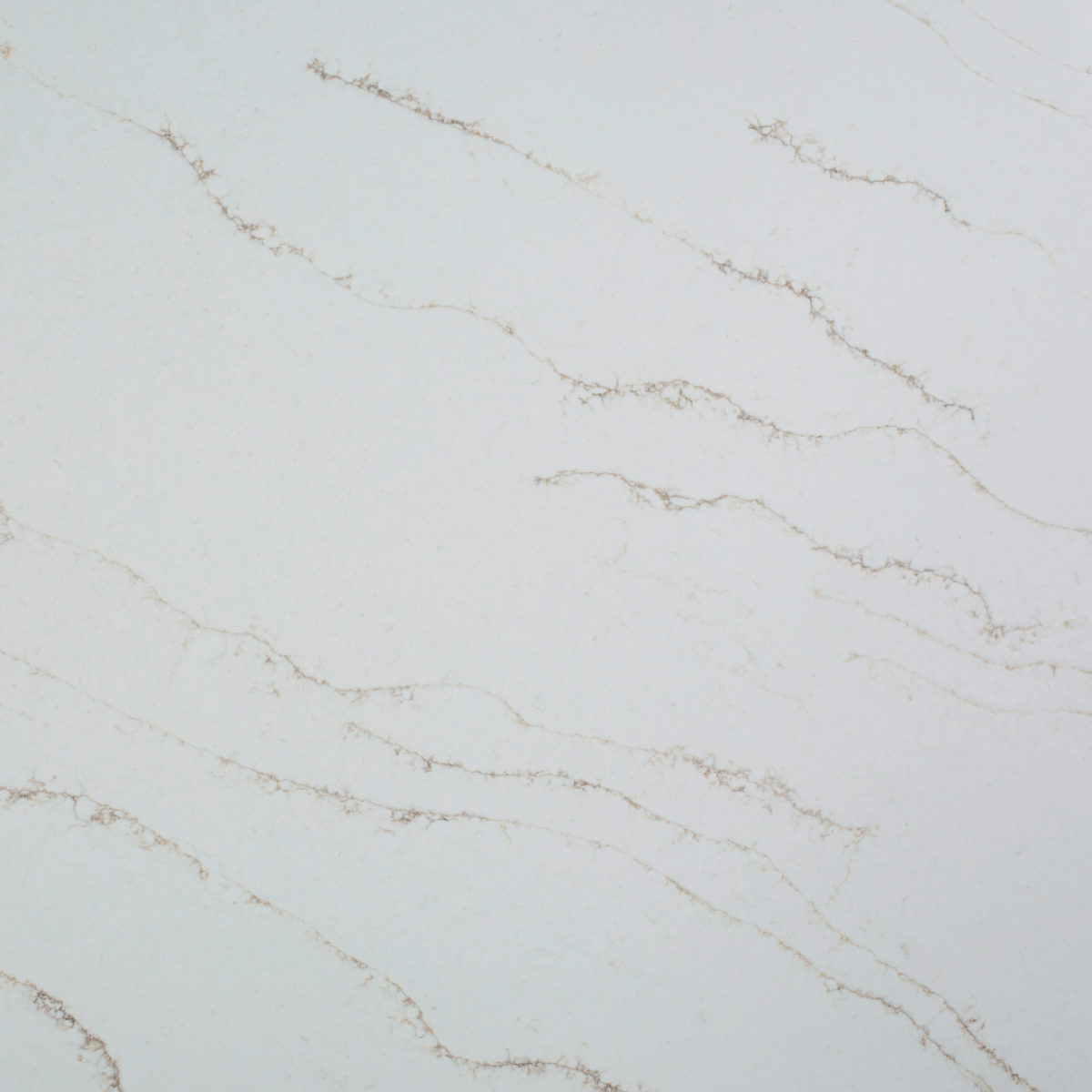 Sky Gold Quartz Stone engineered quartz slab, full slab on the rack at StoneX USA, West Allis WI