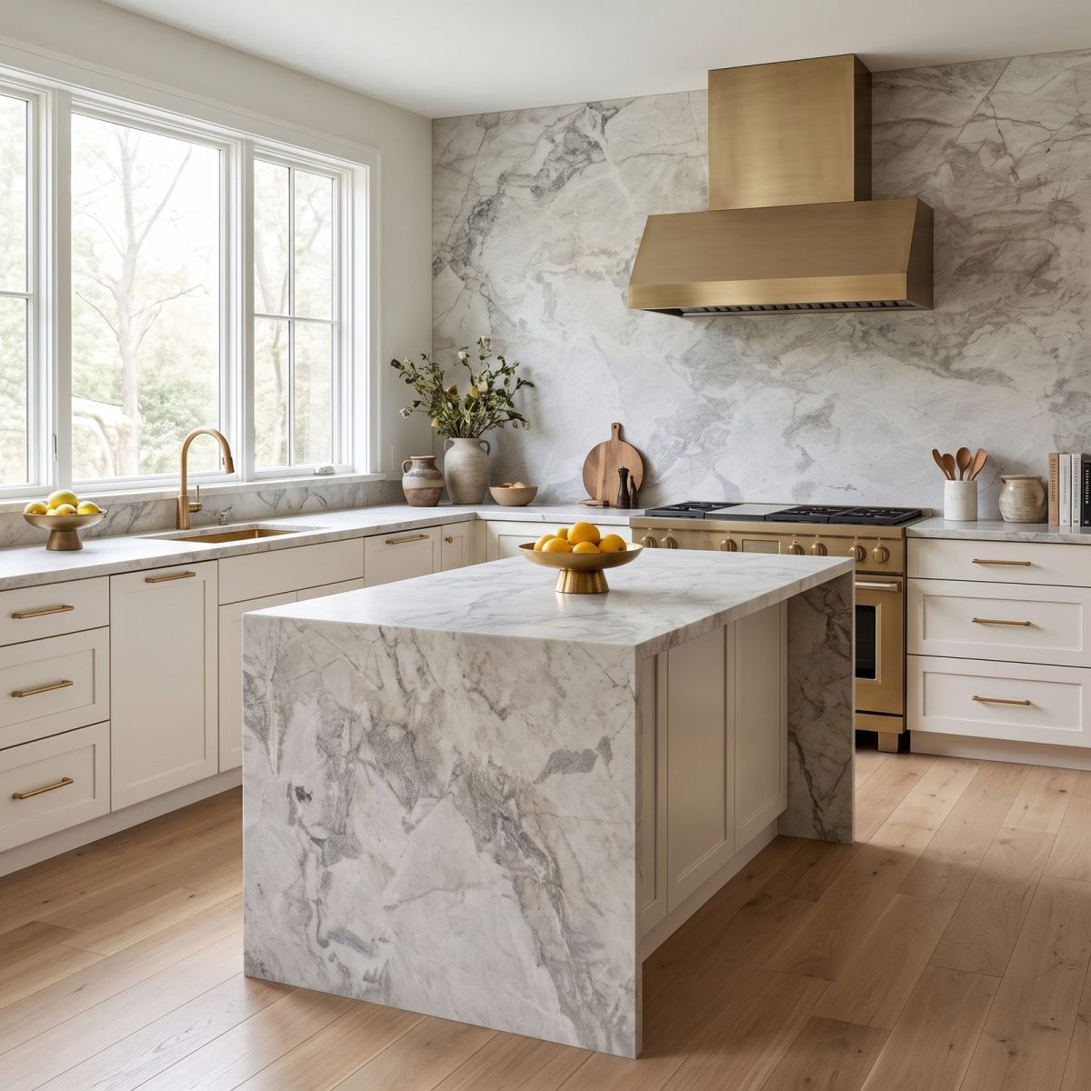 Milano polished engineered quartz slab with grey veining on white, veining detail, StoneX USA slab gallery near Milwaukee