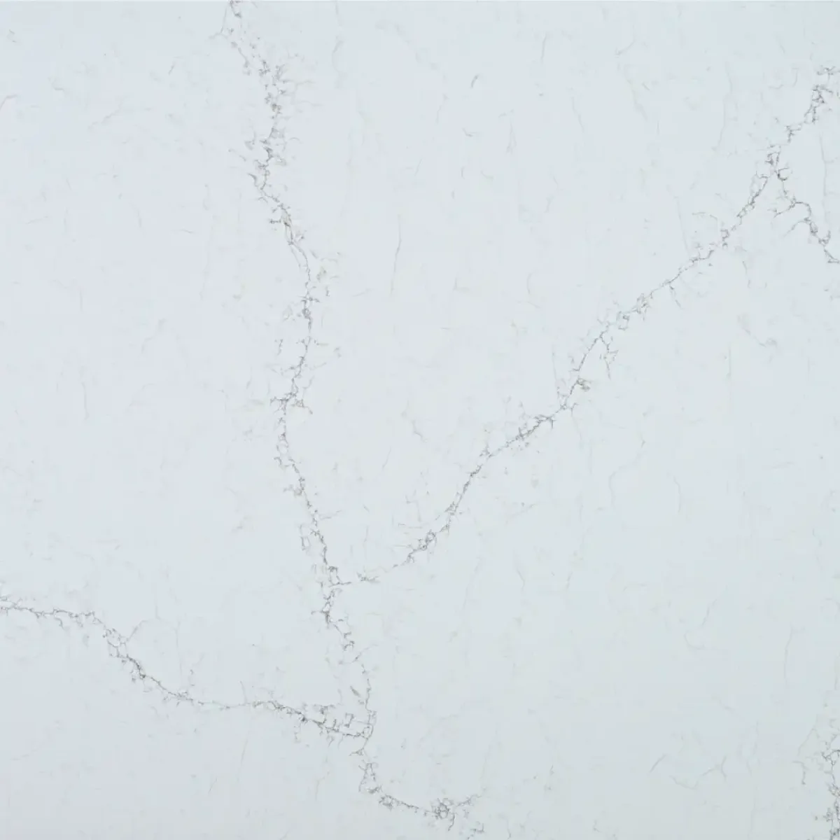 Calacatta Neomisterio Quartz Stone engineered quartz slab, full slab on the rack at StoneX USA, West Allis WI